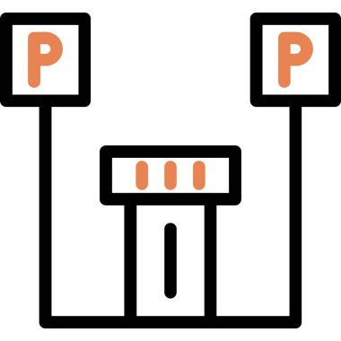 Modern b 'nin vektör illüstrasyonu eksik simgesi