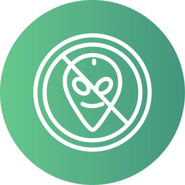 Benzersiz göz vektörü simgesi