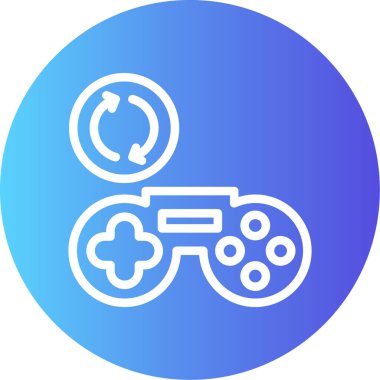 oyun simgesi vektör çizimi