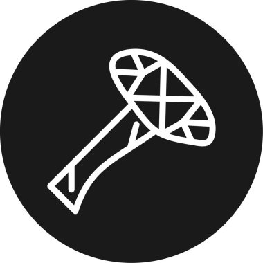 Bir b eksikliği simgesinin vektör çizimi