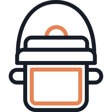 yiyecek ikonu vektör illüstrasyonu