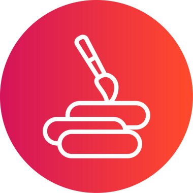 Gıda simgesinin vektör illüstrasyonu