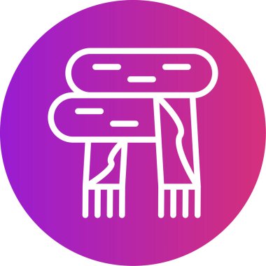 Modern simgenin vektör illüstrasyonu