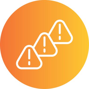 uyarı simgesi vektör illüstrasyonu