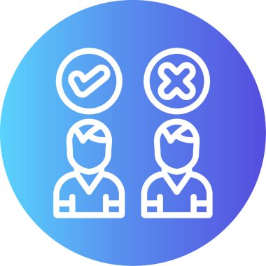 İnsan simgesinin vektör illüstrasyonu