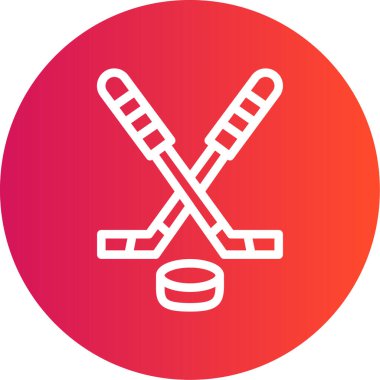 Buz hokeyi sopalarının vektör çizimi