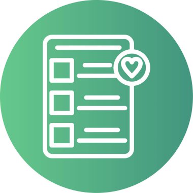 Belge simgesinin vektör illüstrasyonu