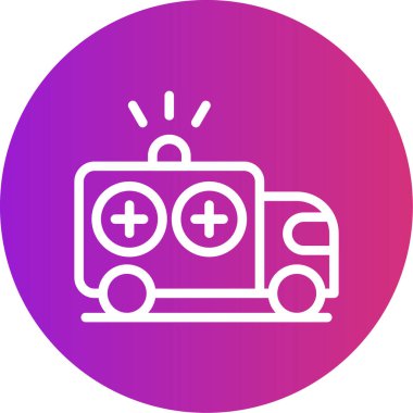 Vektör Ambulans simgesi çizimi