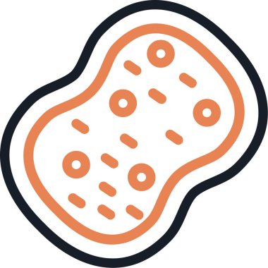 Bir besin simgesinin vektör illüstrasyonu