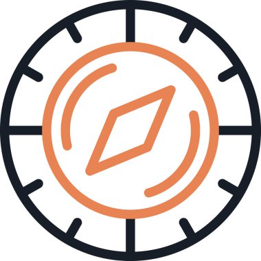 Pusula simgesi vektör resimlemesi