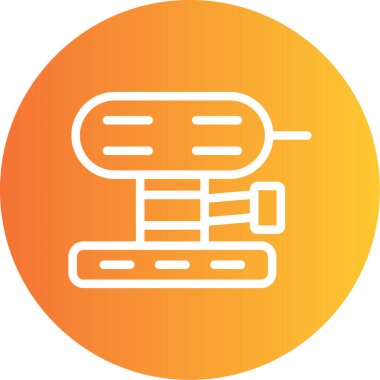 Klima modern simge, vektör illüstrasyonu