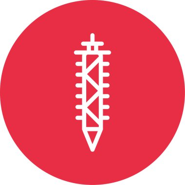 Gemi simgesinin vektör illüstrasyonu