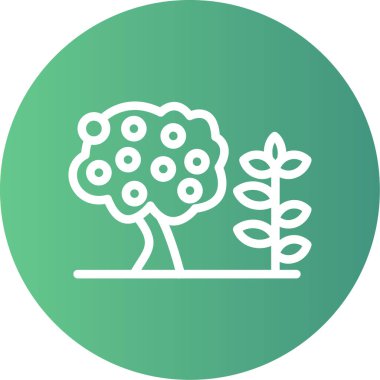 Vektör Ağacı Simgesi illüstrasyonu