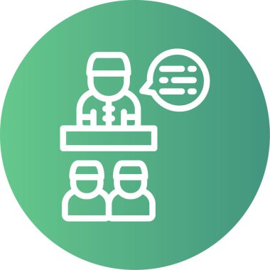 İş simgesinin vektör illüstrasyonu