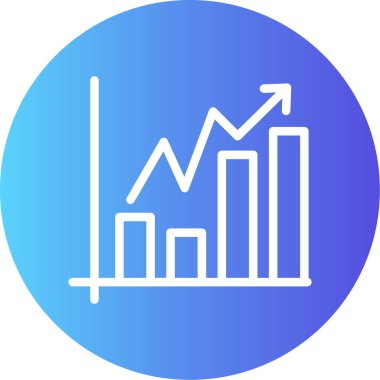 Grafiğin vektör simgesi çizimi