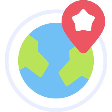 konum. Web simgesi basit tasarım