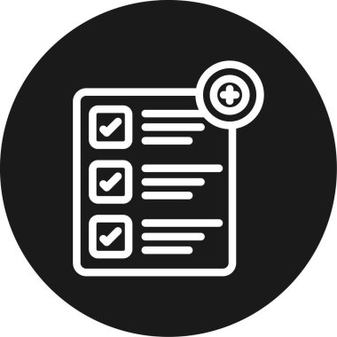 Belge. Web simgesi basit illüstrasyon