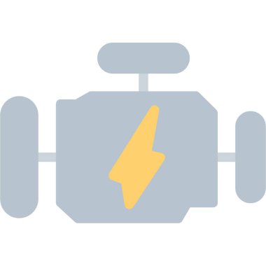 elektrik ışığı enerji simgesi