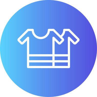 Kıyafetler. Web simgesi basit illüstrasyon