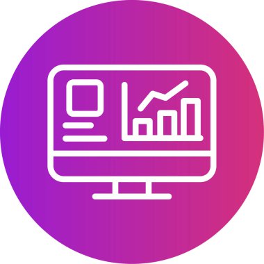 Vektör Analiz Simgesi illüstrasyonu