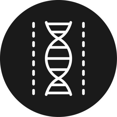 DNA Vektörü Kabartma Simgesi Tasarımı
