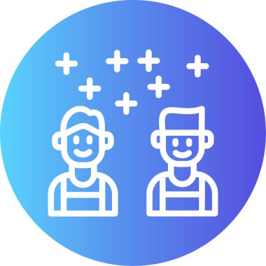 İnsan simgesinin vektör illüstrasyonu