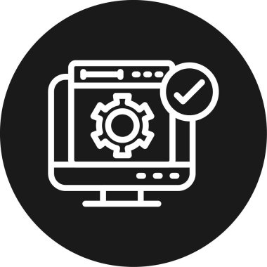 seo modern simgesinin vektör illüstrasyonu