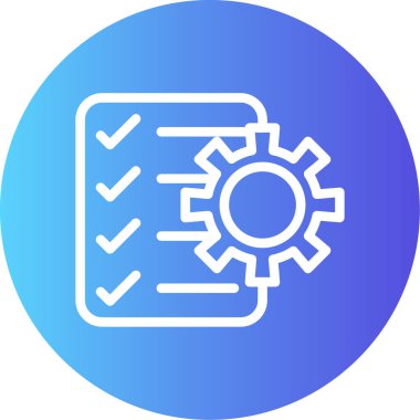vector settings icon illustration