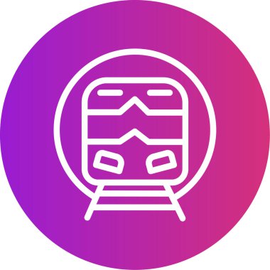 Projeniz için vektör tren simgesi