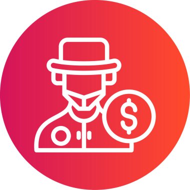 Para çantalı iş adamı şapkası