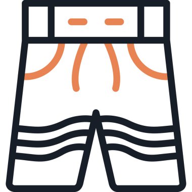 giysi moda simgesi doldurulmuş dış hat biçimi