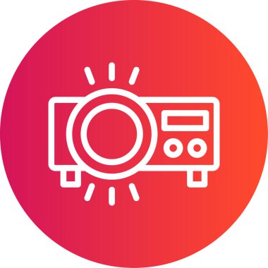 Modern simgenin vektör illüstrasyonu