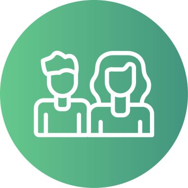 İnsan simgesinin vektör illüstrasyonu