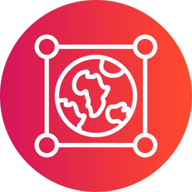 toprak simgesi vektör illüstrasyonu