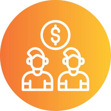 iş simgesi vektör illüstrasyonu