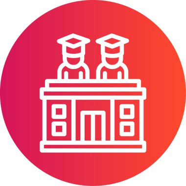 Modern eğitim ikonunun vektör illüstrasyonu