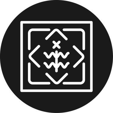 Siyah arkaplanın vektör illüstrasyonu