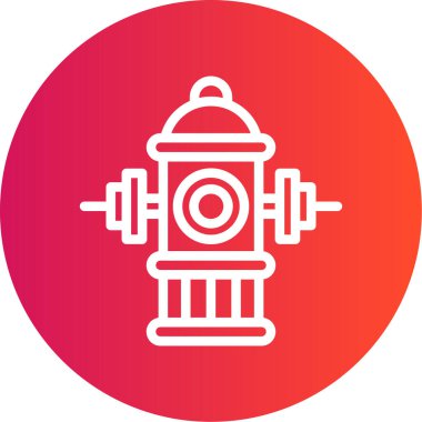 Benzin istasyonu simgesinin vektör illüstrasyonu