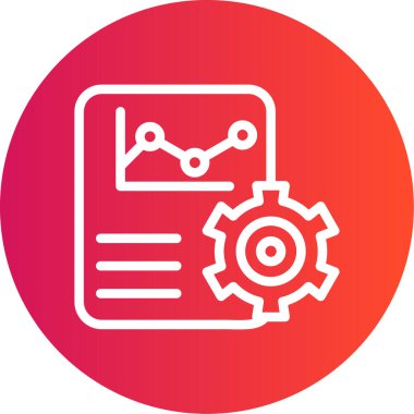 veri simgesi, vektör illüstrasyonu