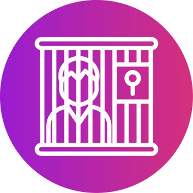 Kilitli güzel bir kız.