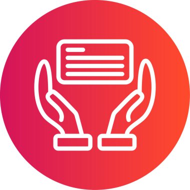 Modern simgenin vektör illüstrasyonu