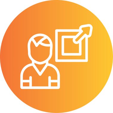 seo modern simgesinin vektör illüstrasyonu