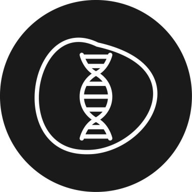 DNA simgesi vektör illüstrasyonu