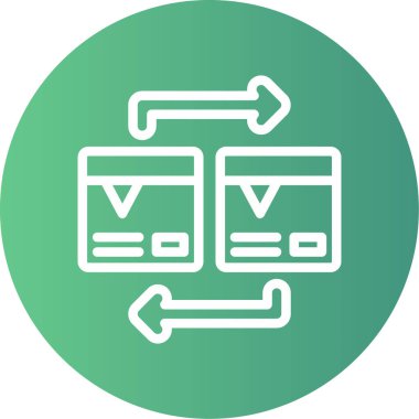 seo modern simgesinin vektör illüstrasyonu