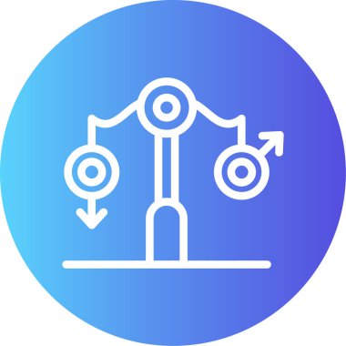 Bir insan simgesinin vektör illüstrasyonu