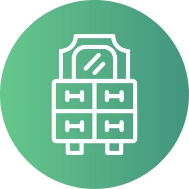 Modern b simgesinin vektör illüstrasyonu