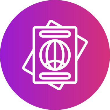 Benzersiz Gazete Vektörü Glyph Simgesi