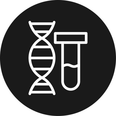 DNA simgesi vektör illüstrasyonu