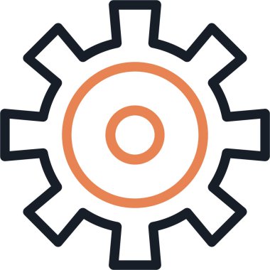 Teçhizat Web simgesi basit illüstrasyon