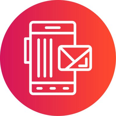 E- postanın vektör illüstrasyonu